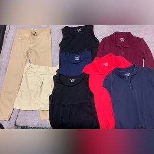 Girls uniforms and jeans bundle!!